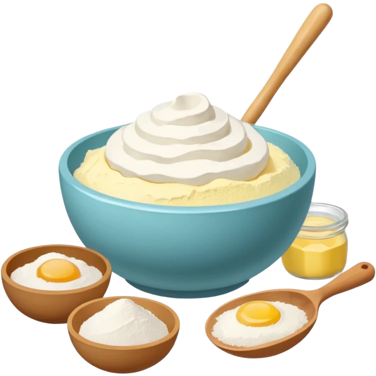 aethetic baking ingredients emoji