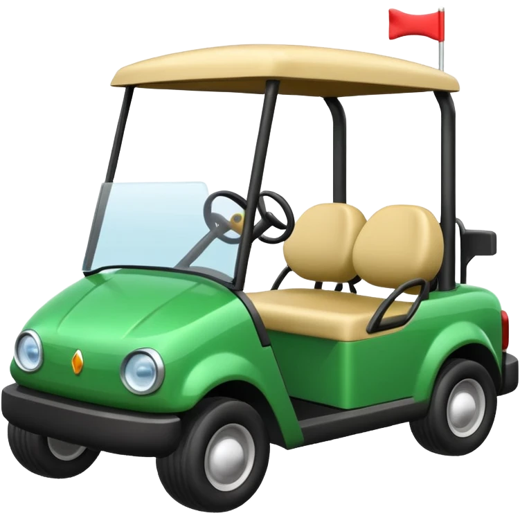 Golf car 2 emoji emoji