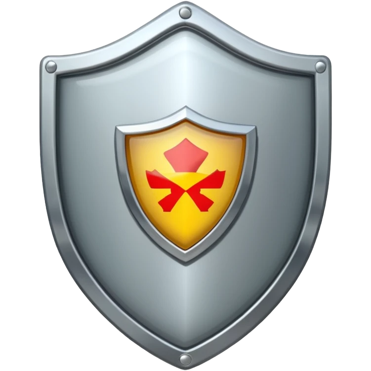 Shield with badge emoji