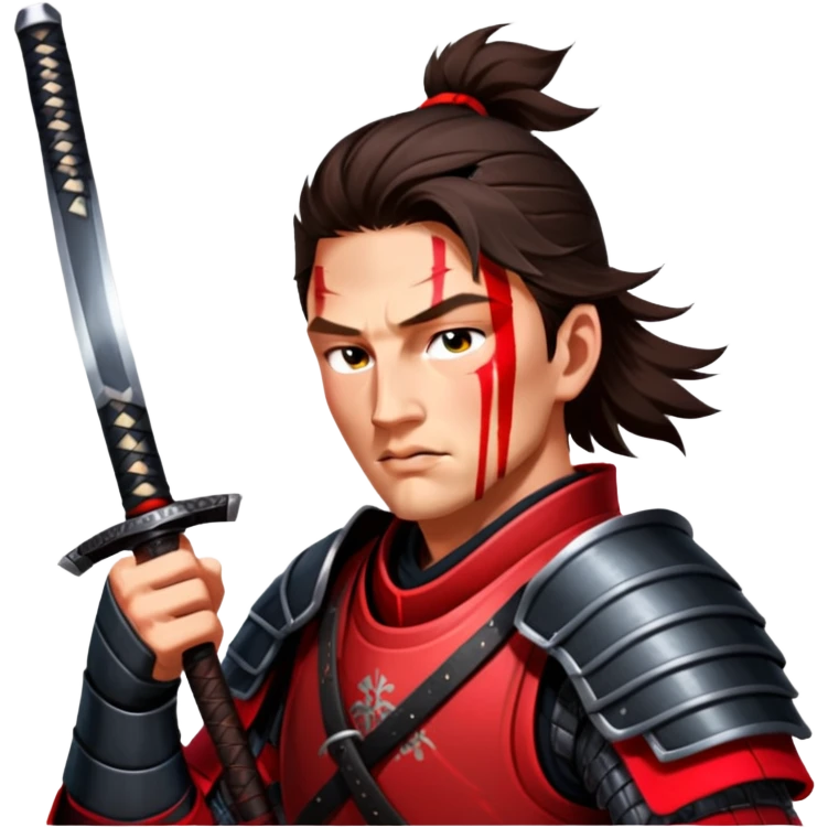 Battle-Ready Samurai emoji