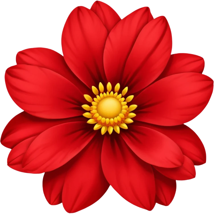 red flower emoji
