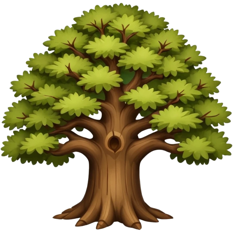 Oak tree emoji