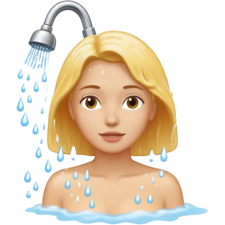Woman in shower emoji