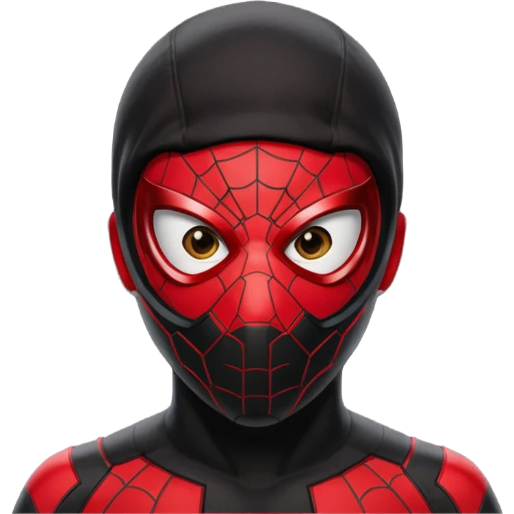 miles morales face mask emoji