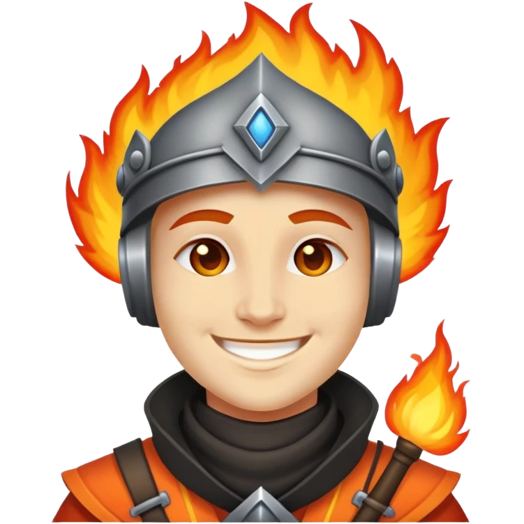 Mavuika The Pyro Archon from Genshin Impact emoji