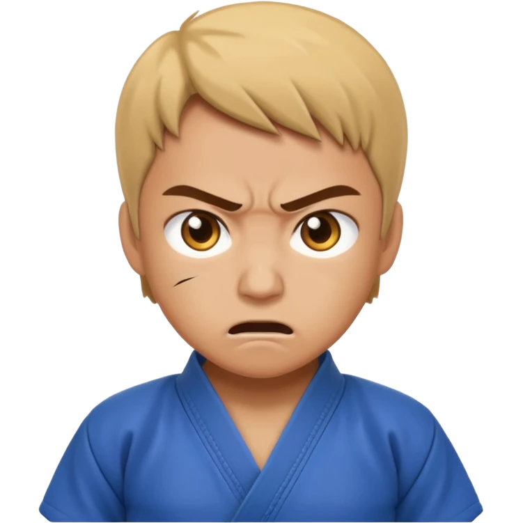 angry judo emoji