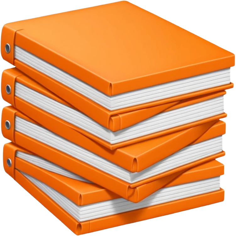 Orange files emoji