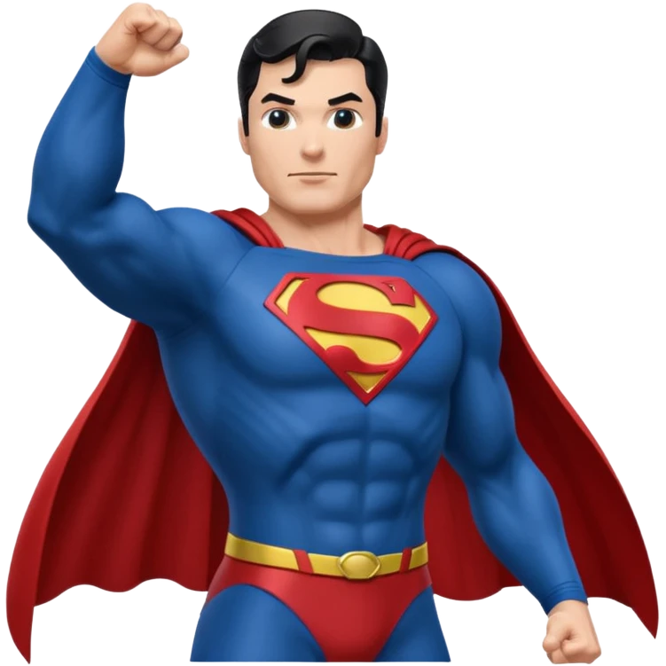 Superman fly emoji