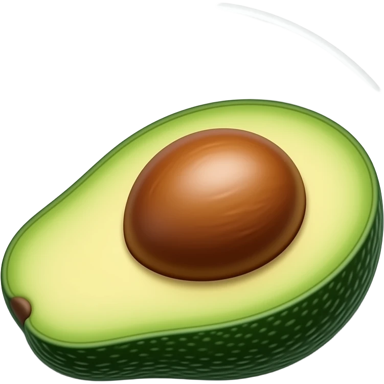 Avocadong nakadila emoji