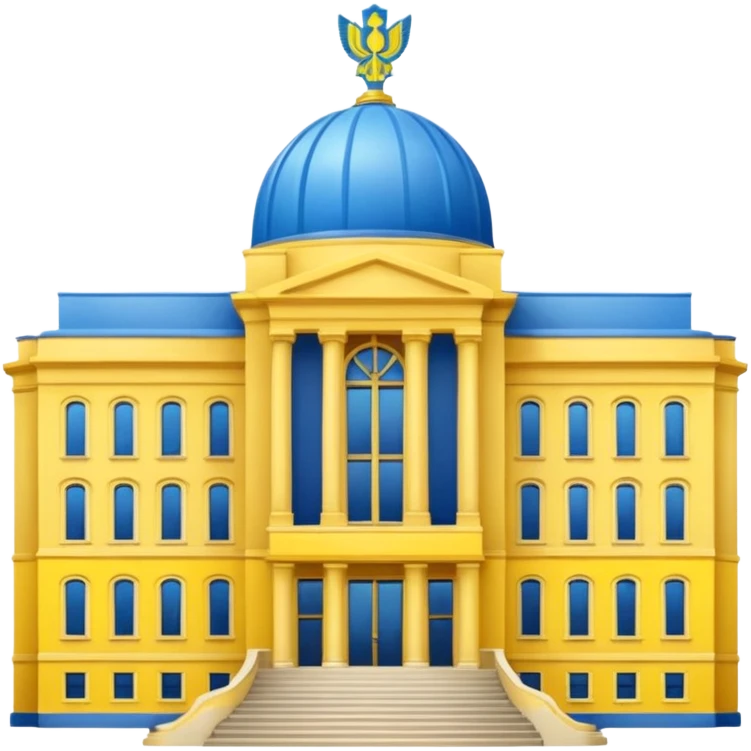make the png emoji of Ukraine president's office building emoji