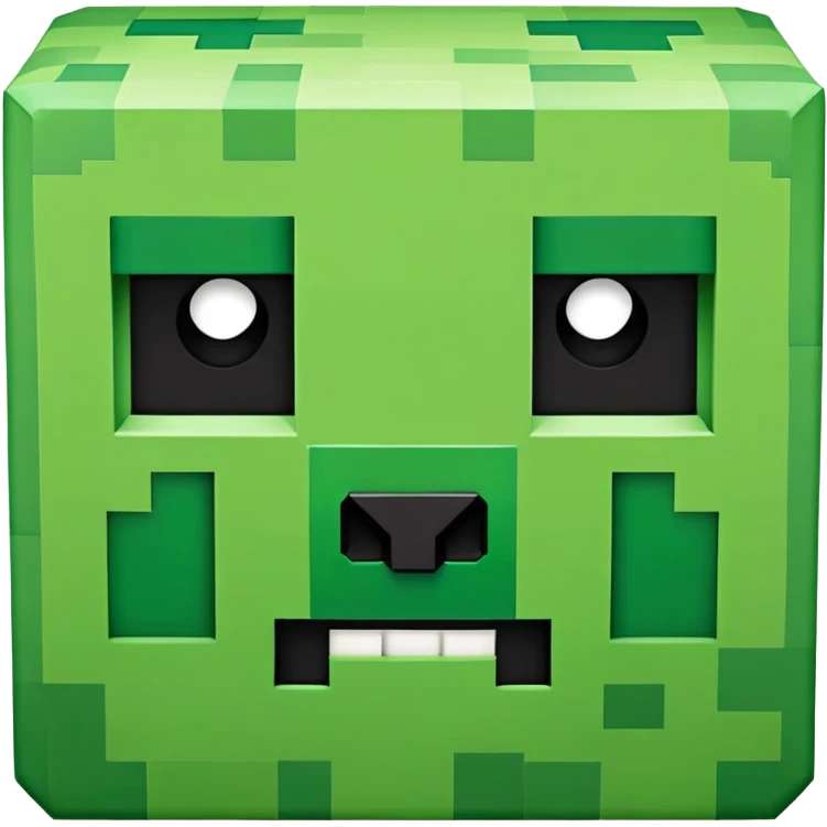 Minecraft creeper emoji