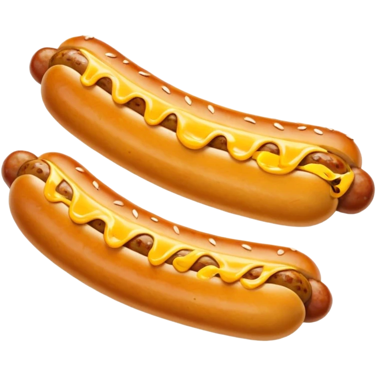 one mustard sausage  emoji