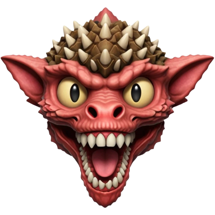 Stranger things demogorgon head emoji