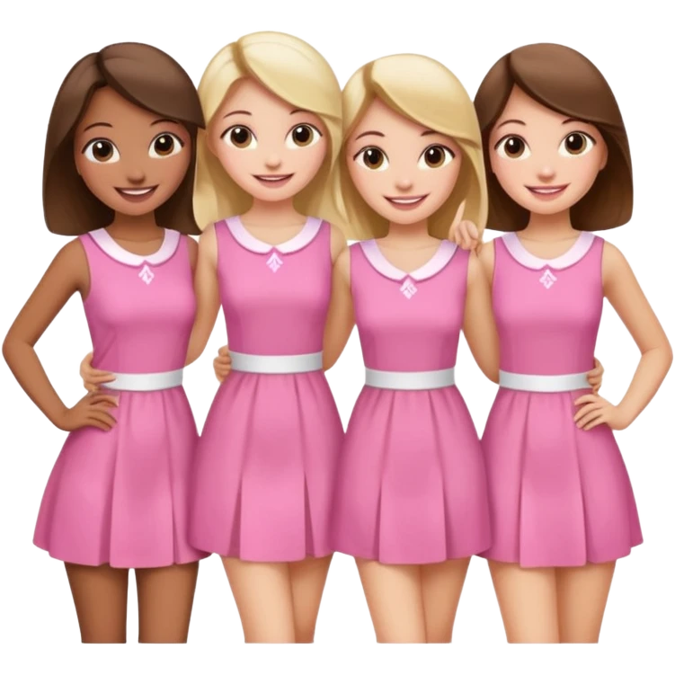 group of cute sorority girls  emoji