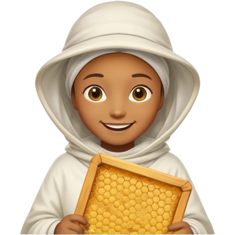 beekeeper white cloth emoji