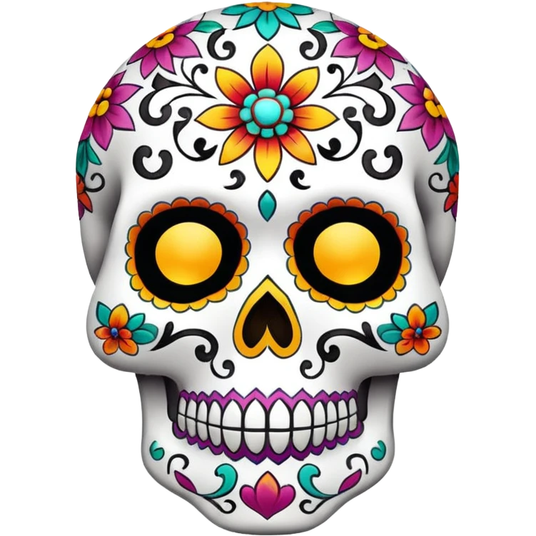 Sugar skull emoji