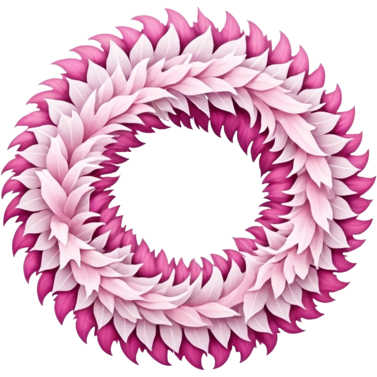 white and pink christmas reef with no green emoji