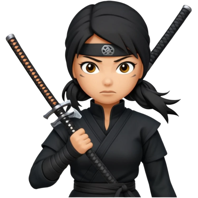 ninja woman chaos coordinator emoji