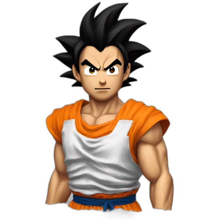 does goku clean nuts? emoji