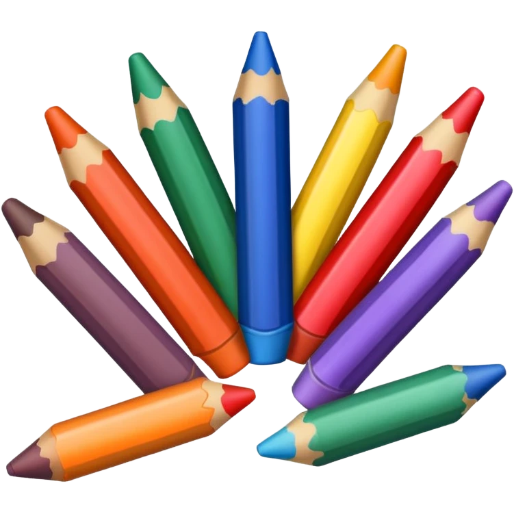 crayons emoji