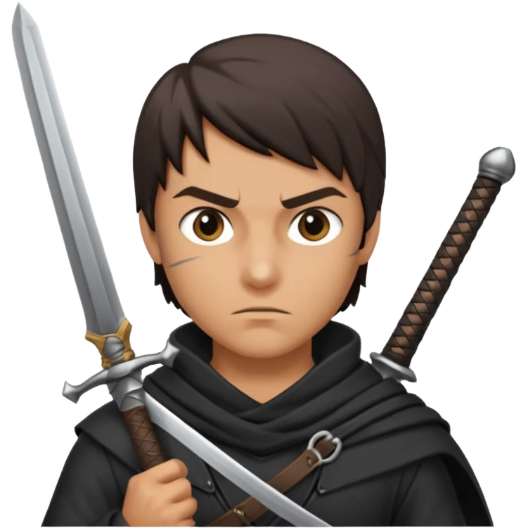 asasin with sword emoji