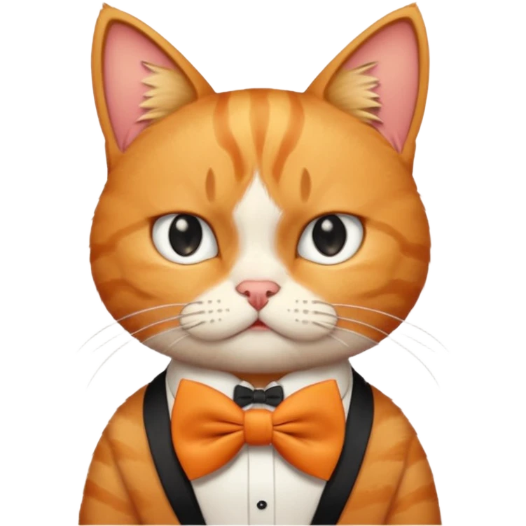 comic style cat hates monday emoji