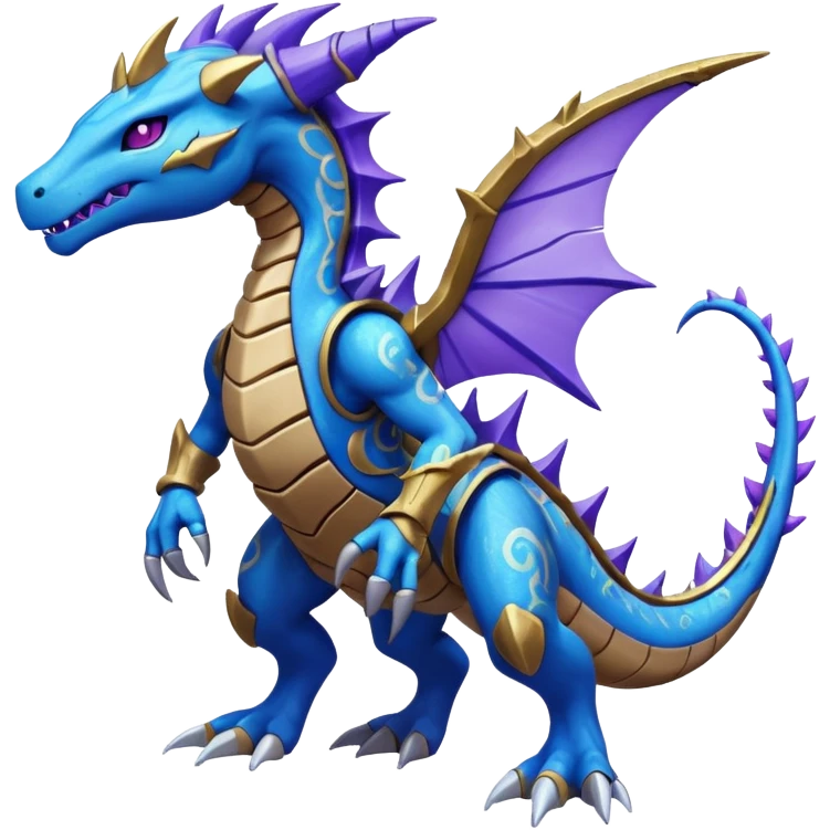 elemental sparkly sparky woody deadly cybernetic spooky Kingdra-Terrakion-Trevenant-Pokémon-Fakémon-hybrid-creature emoji