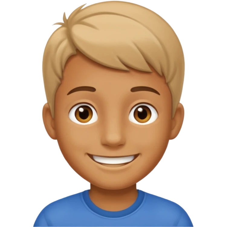 Boy saying 67 emoji