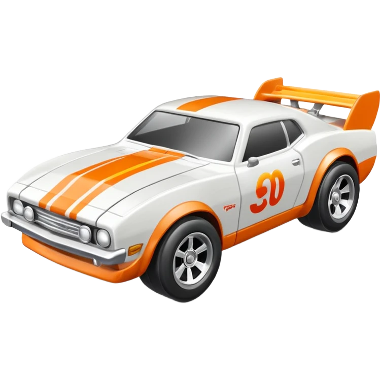 Машинка HotWheels белого цвета в классической упаковке HotWheels. emoji