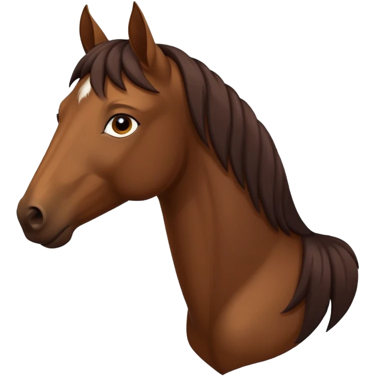reading brown horse emoji