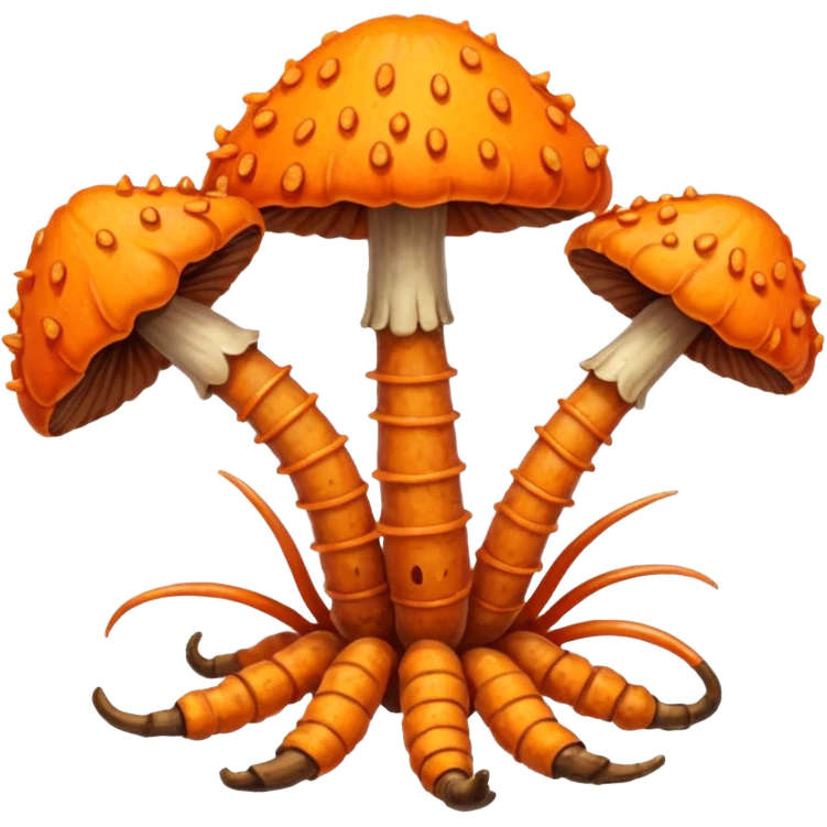 Mushroom (cordyceps) emoji