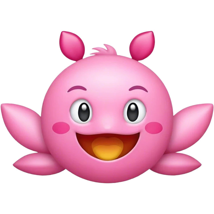 Розовый фламинго emoji