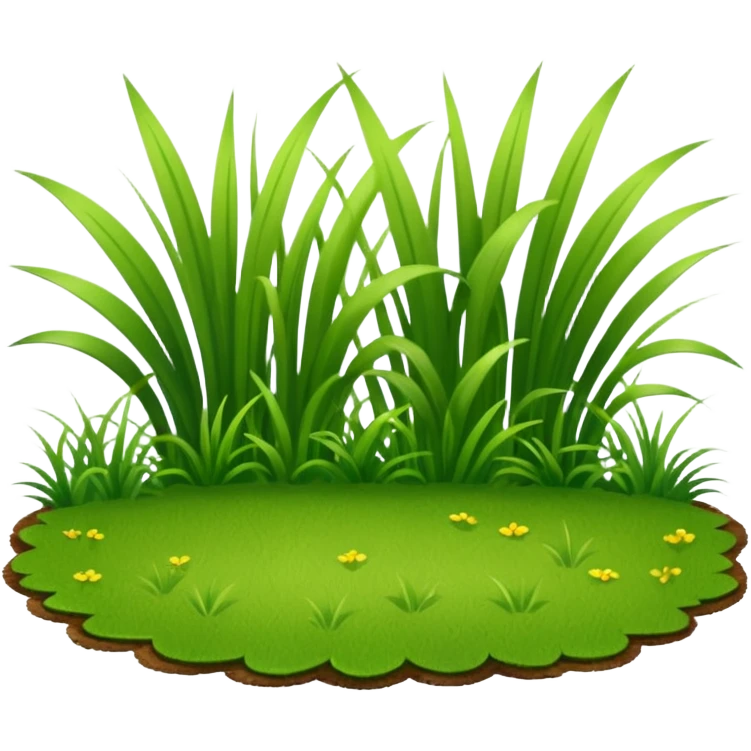 Grass, felt texture, scrapbooking emoji