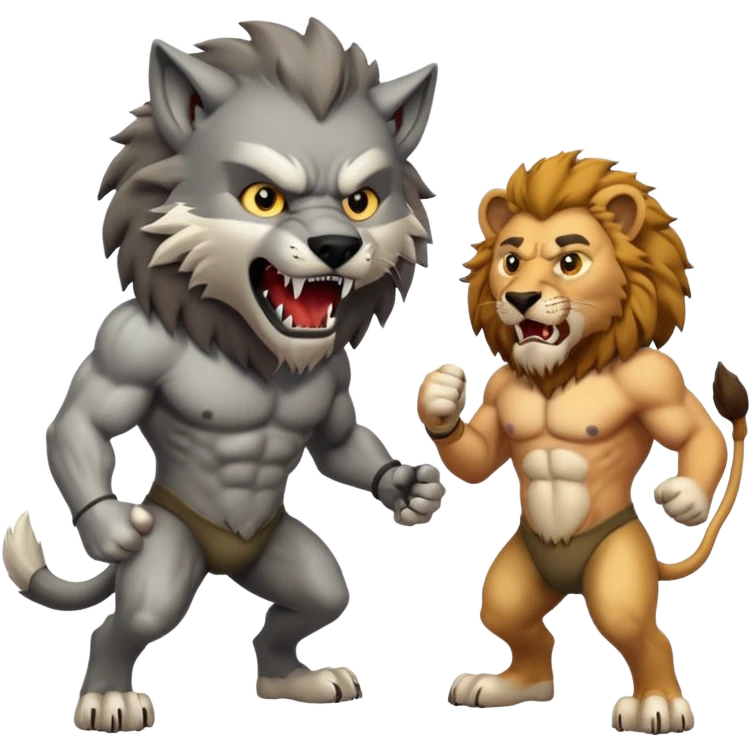 ⚡🐺🦁 emoji