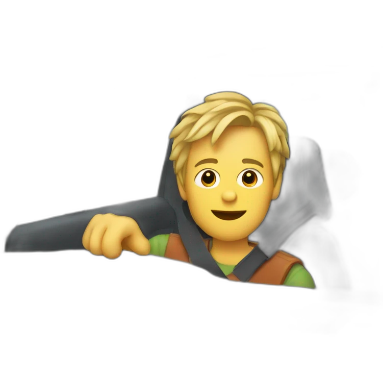 Renaud in car emoji