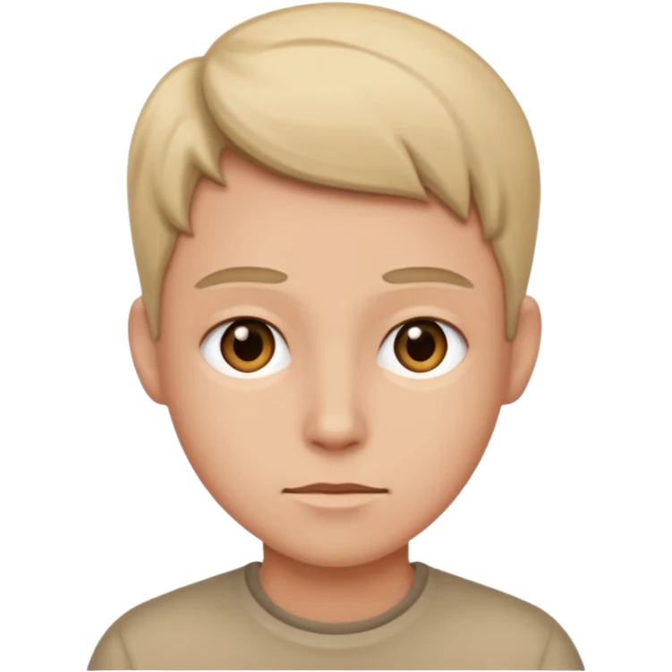 not smiling person emoji