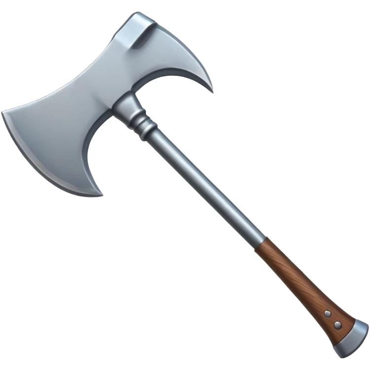 huge axe emoji