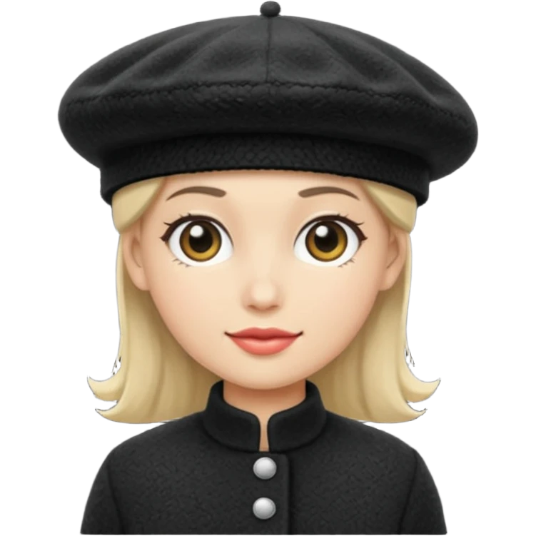 beret only no human emoji
