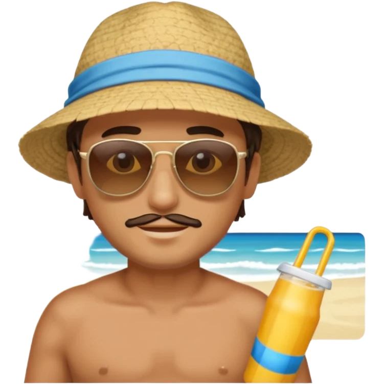 beach man emoji