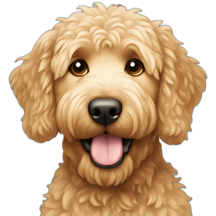 Golden doodle emoji