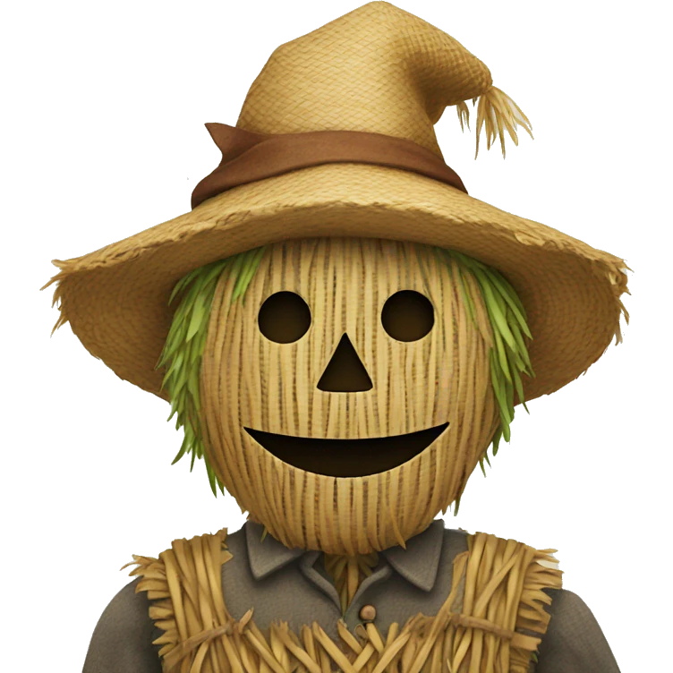strawman scarecrow emoji