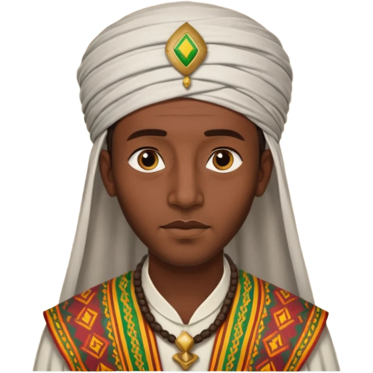 Ethiopian man in traditional clothing emoji