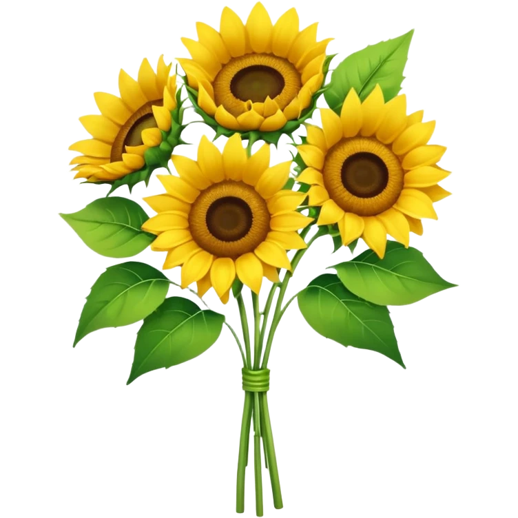 bouquet of sunflower emoji