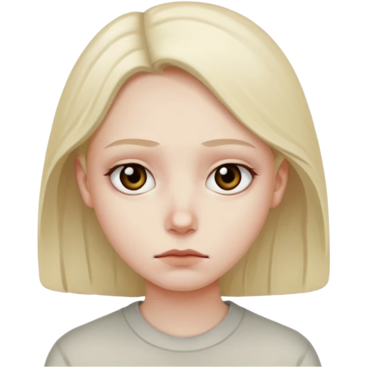 Calm outside crazy inside emoji