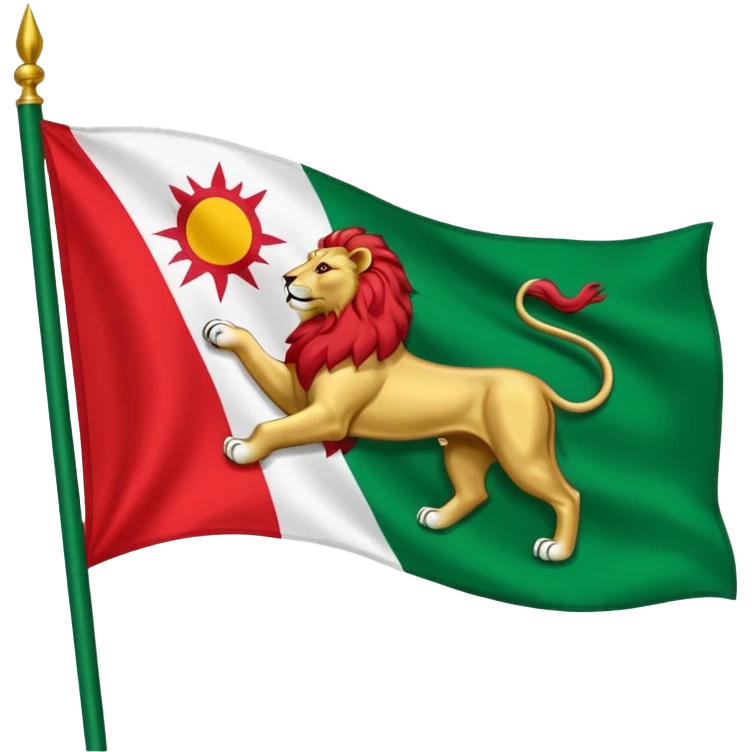 پرچم ایران شاهنشاهی emoji