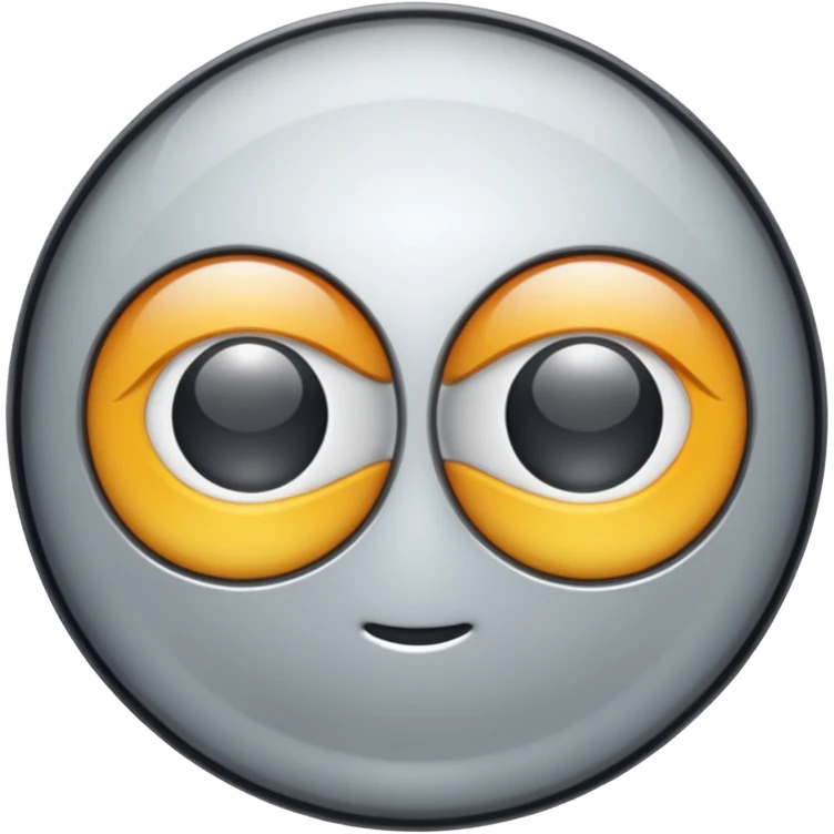 lentes plateados emoji