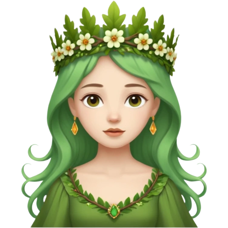 forest queen emoji