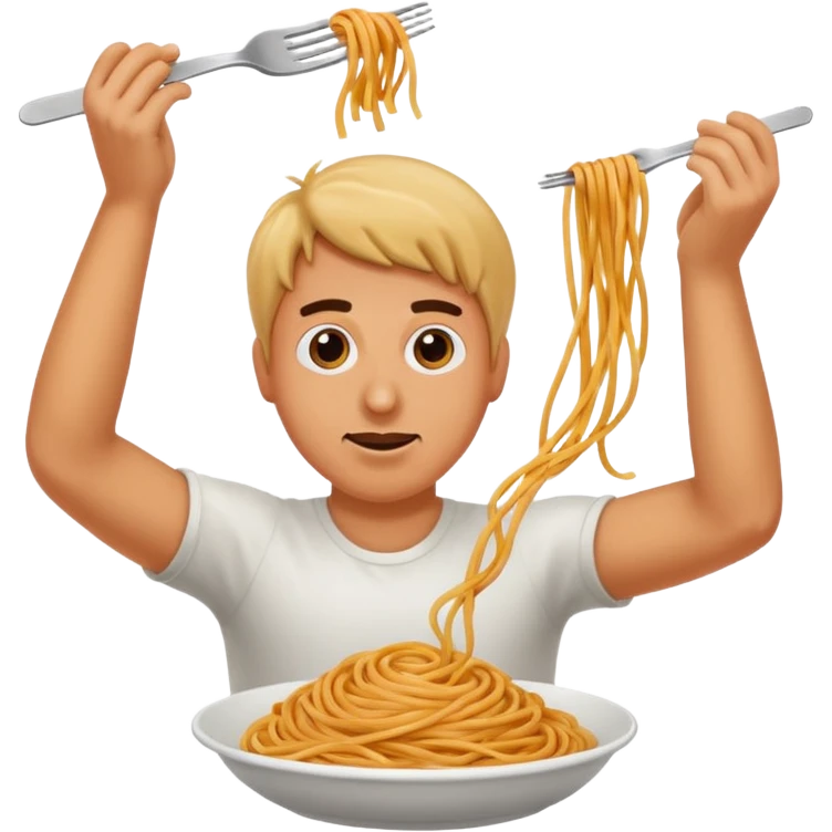 throwing spaghetti emoji
