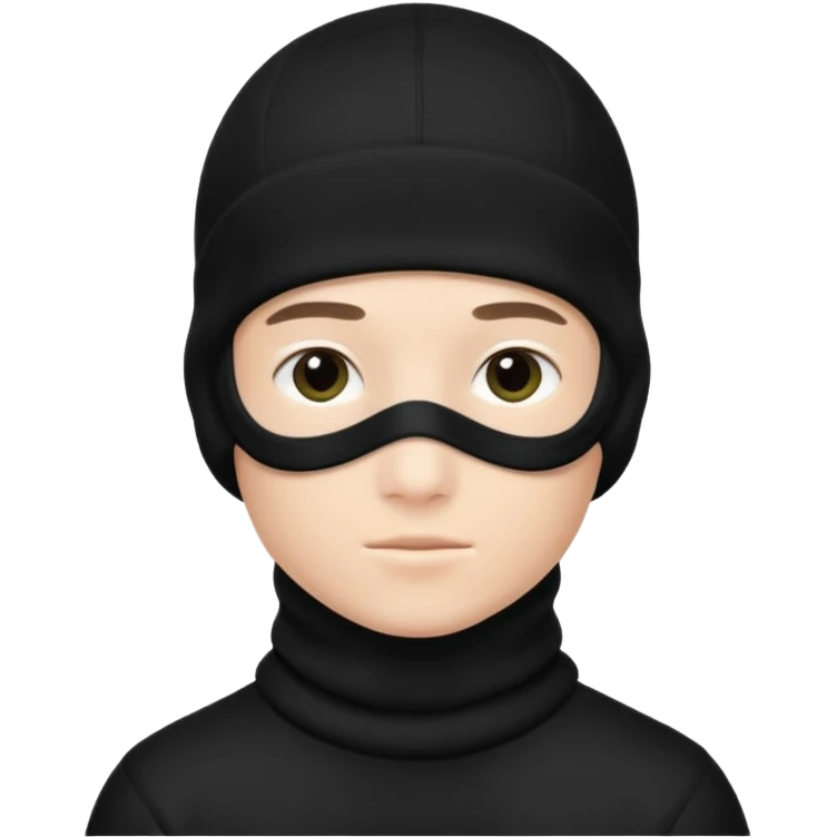 boy lacoste balaclava black lacoste emoji