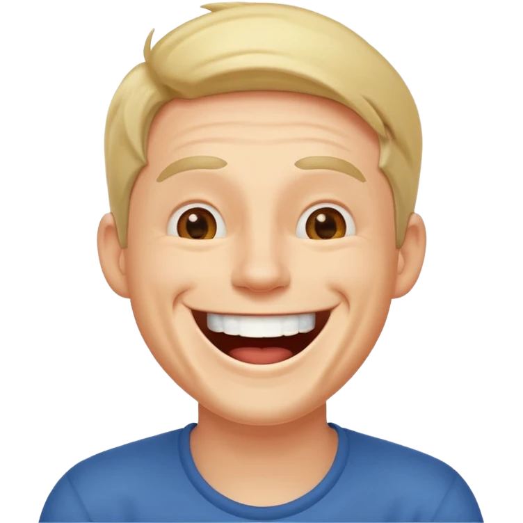 مردی که ههههههه میکند emoji